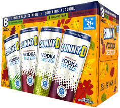 Sunnyd Vodka Seltzer Fall Variety Pack 8Pk 12oz Cans