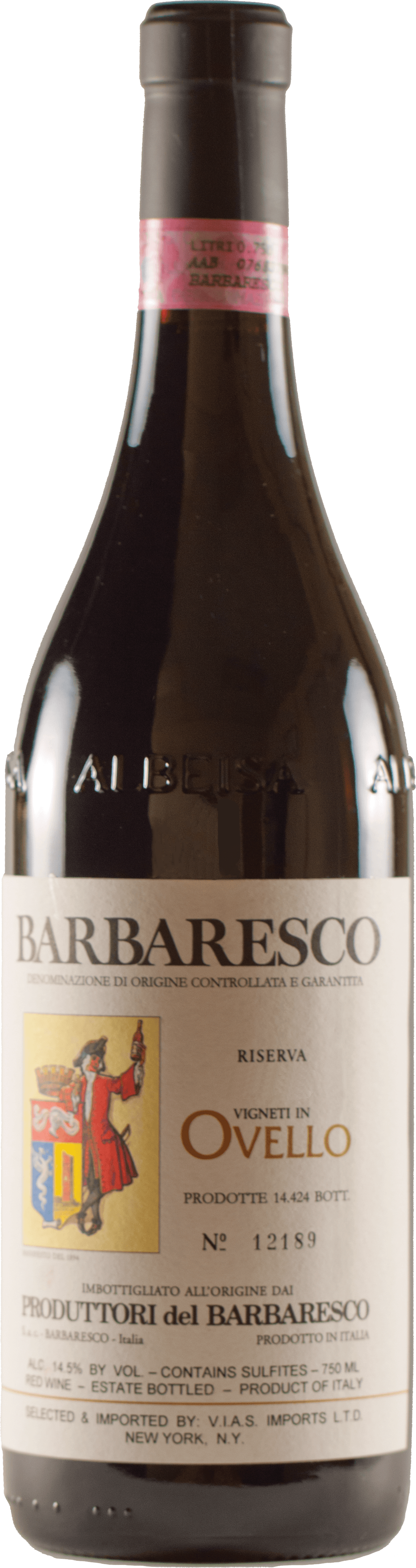 Prod. Del Barbaresco Ovello 75