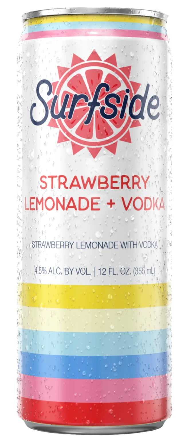 Surfside 568ml Straw/Lemonade