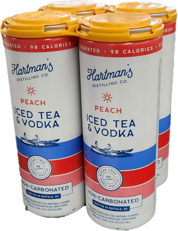 HARTMAN PEACH ICE TEA  4PK