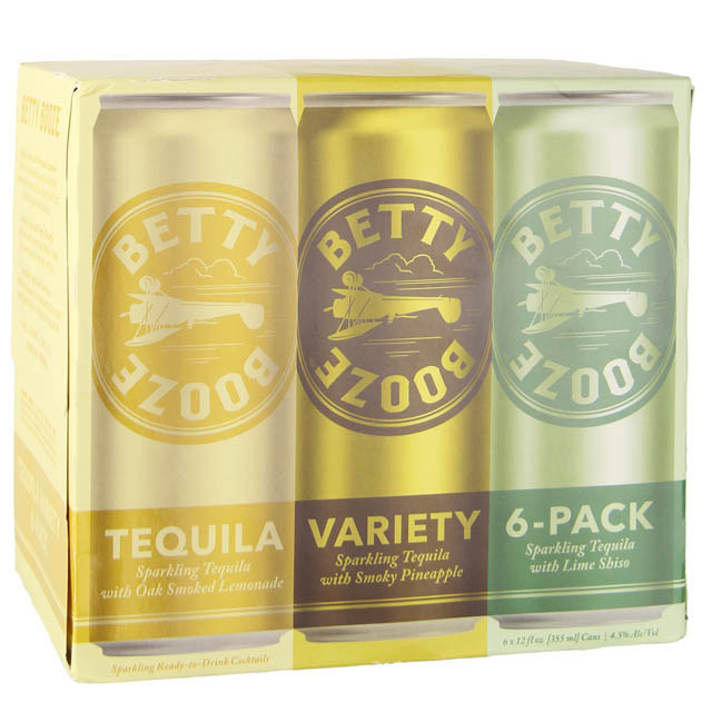 BETTY BOOZE TEQUILA  6PK CANS