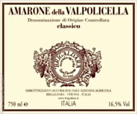 BRIGALDARA AMARONE '97 750