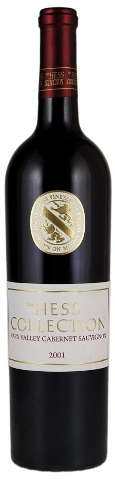 HESS COLLECTION CAB SAUV 2001