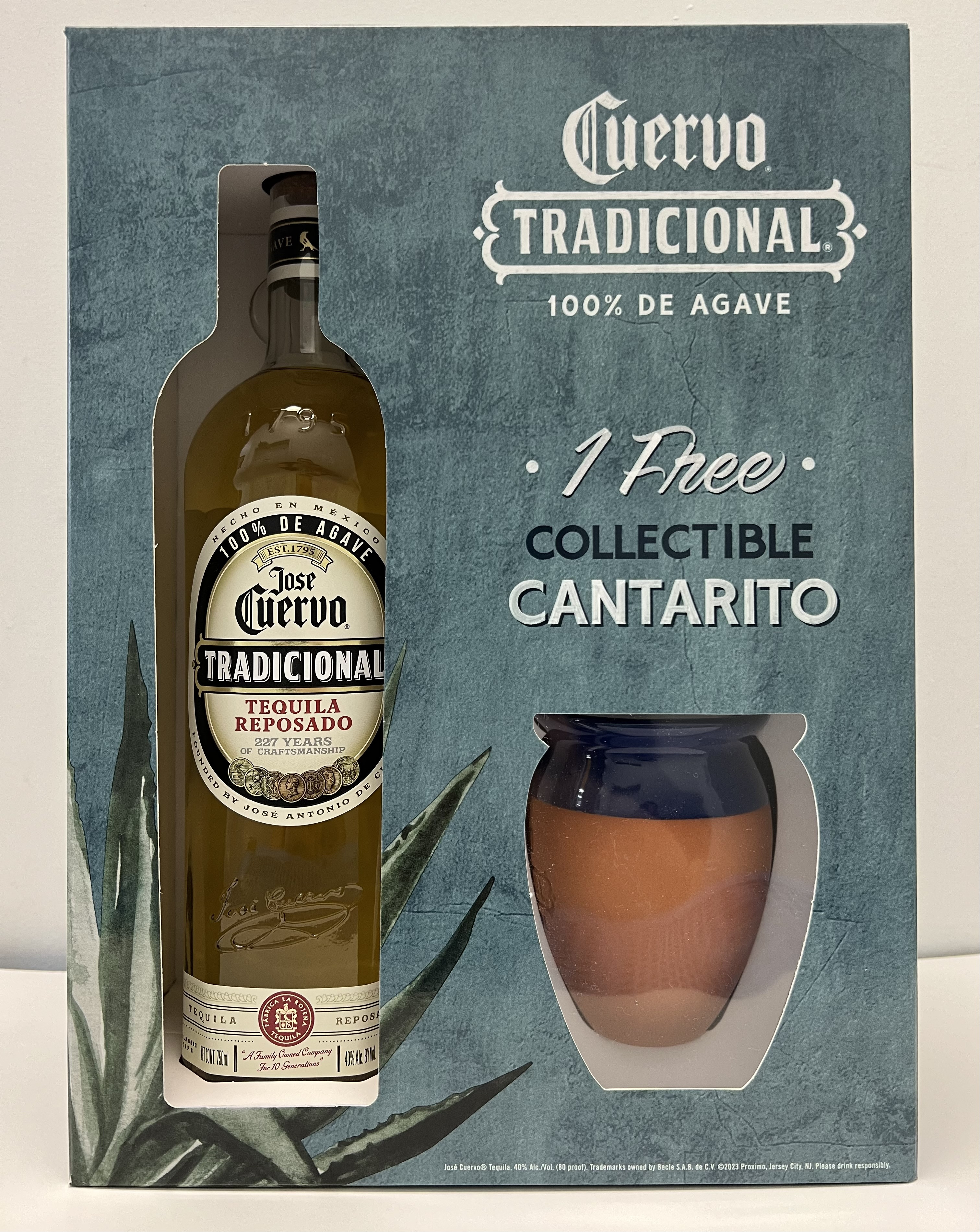 CUERVO TRAD REPO 750 W/GLASS