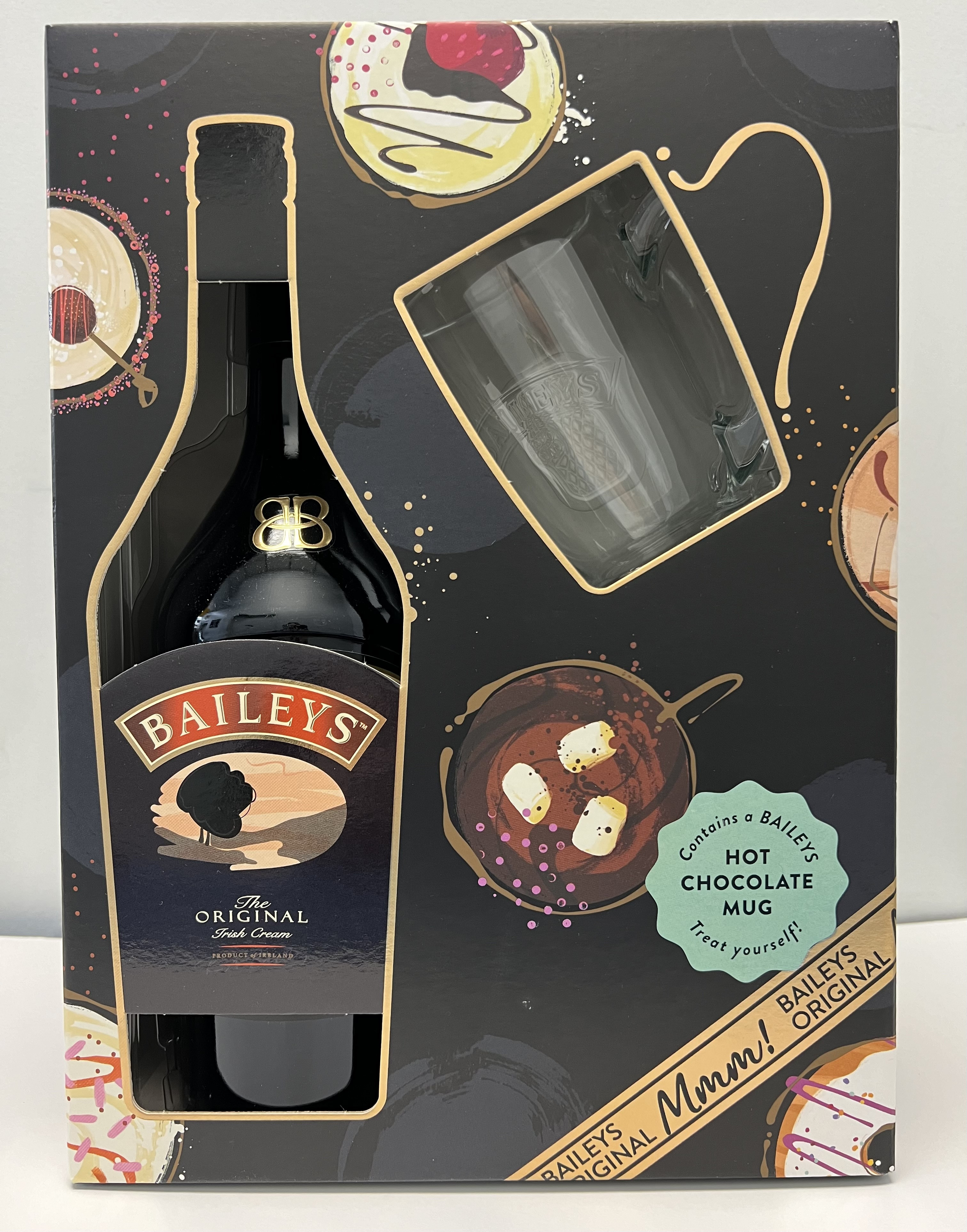Baileys Original Irish Cream Liqueur Gift Set With Glass 750ml