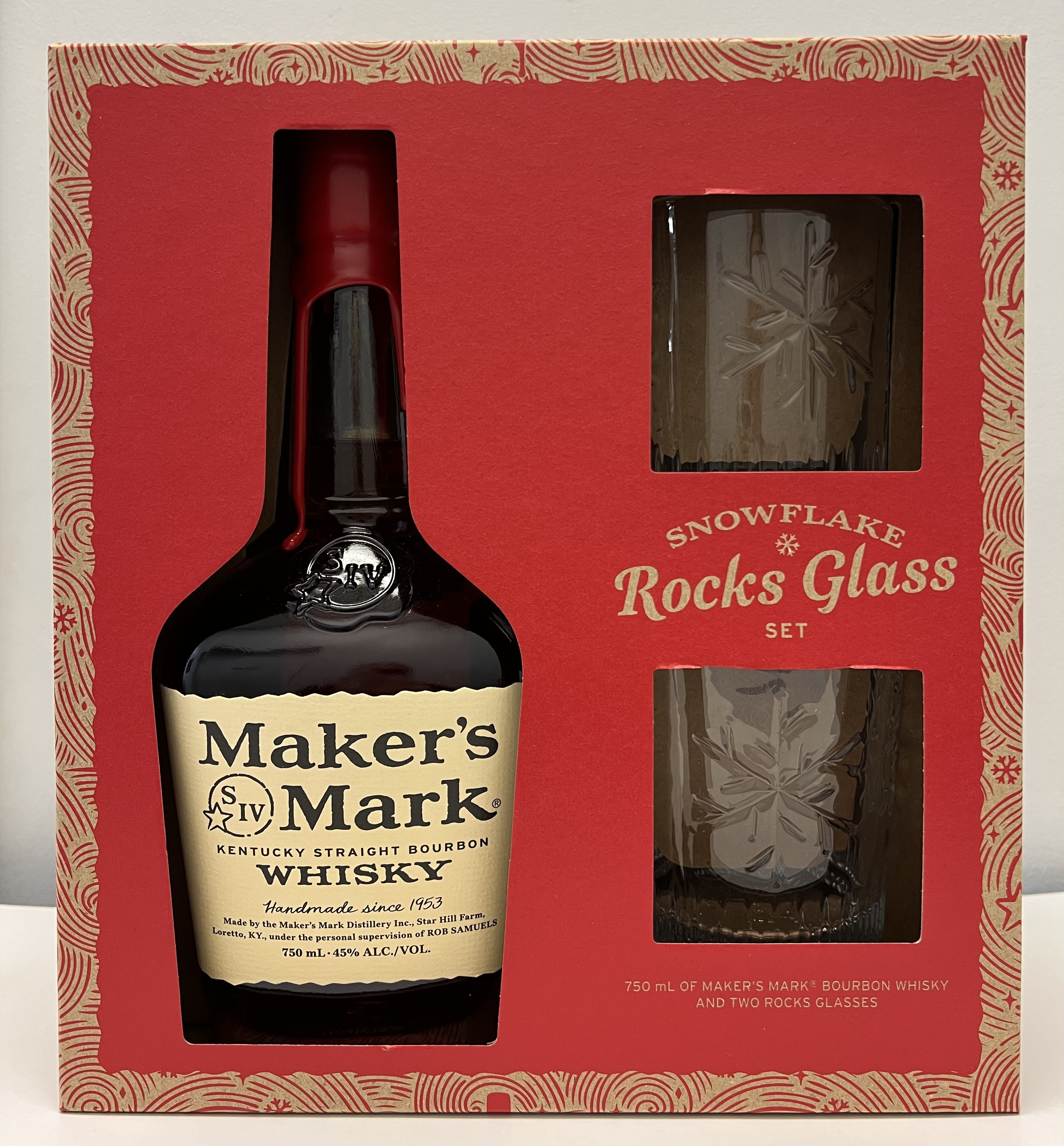 MAKERS MARK 750 W/ 2GLS
