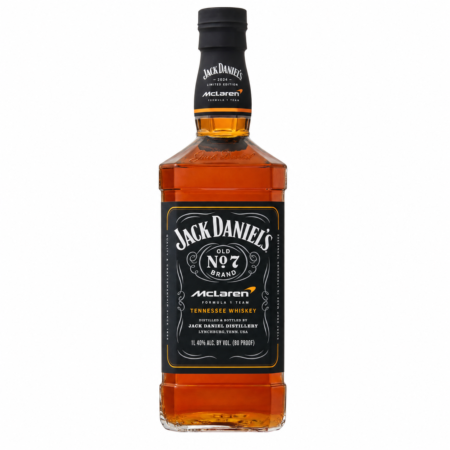 Jack Daniel's Mclaren Racing 2024 Limited Edition Tennessee Whiskey 1L