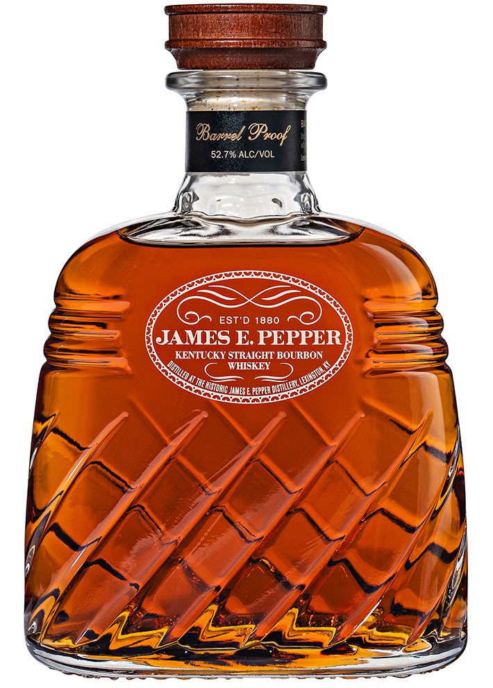 JAMES PEPPER BOURBON DECANTER
