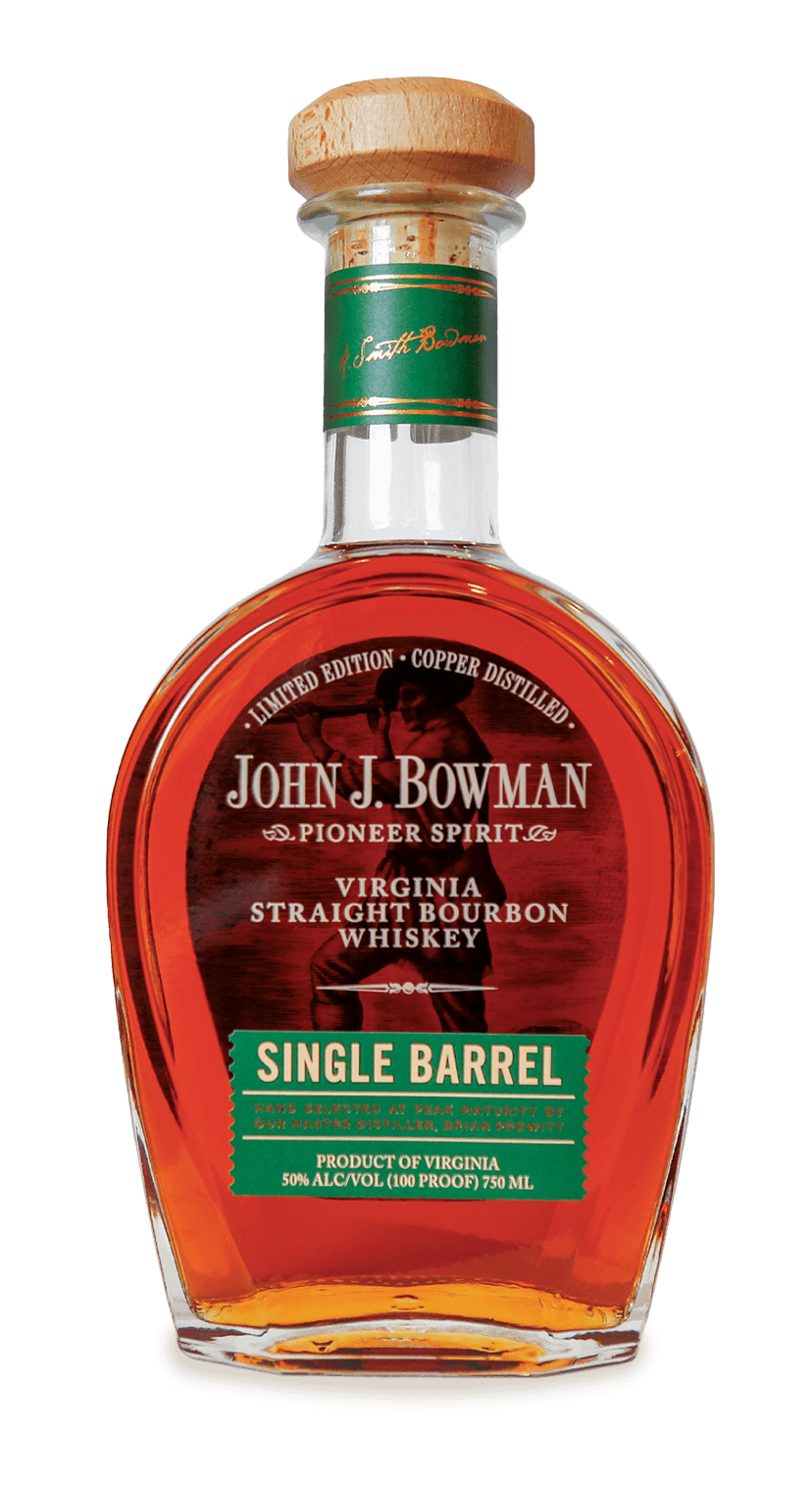 John J. Bowman Single Barrel Virginia Straight Bourbon Whiskey 750ml