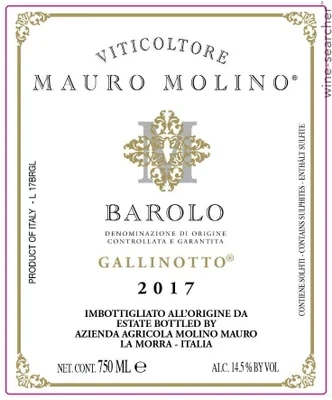 MOLINO BAROLO GALLINOTTO 750