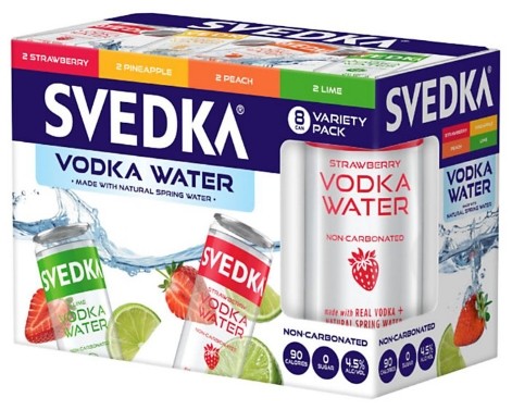 SVEDKA VODKA WATER VARIETY 8PK
