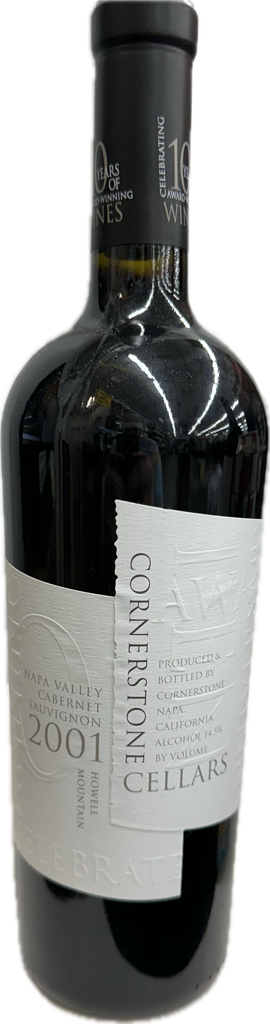 CORNERSTONE CAB SAUV '01 750