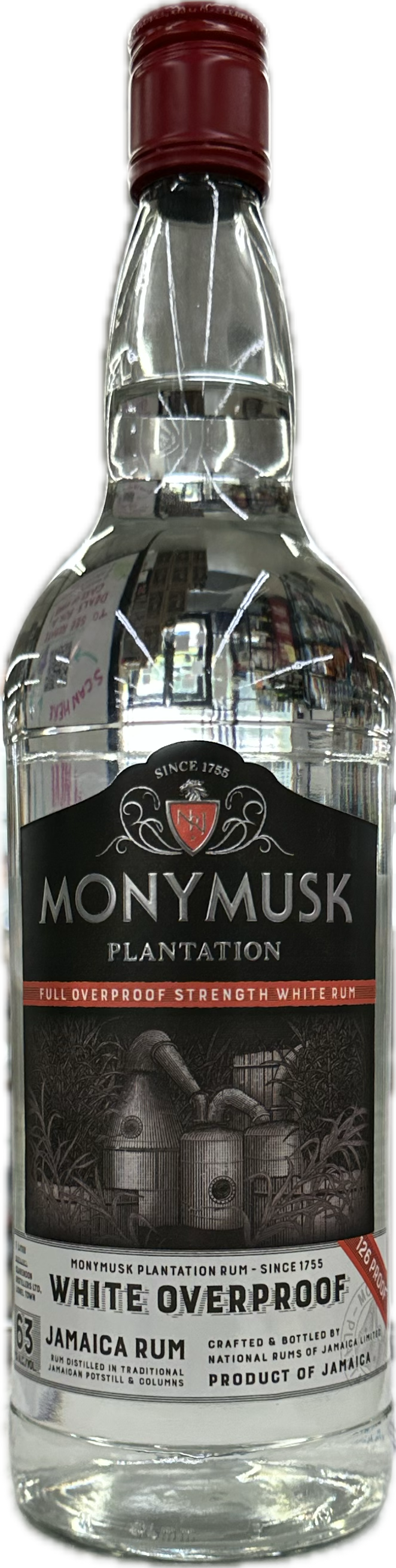 MONYMUSK OVERPROOF RUM L