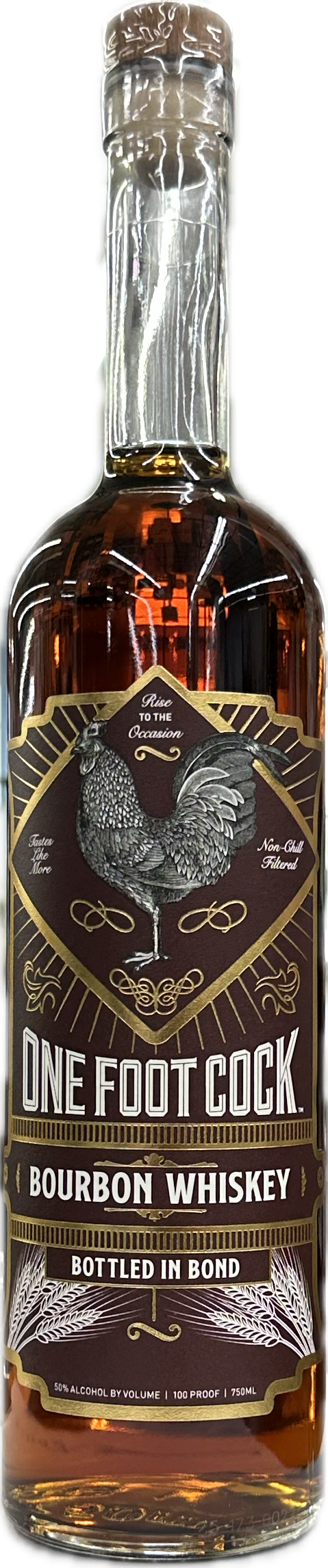 ONE FOOT COCK BIB BOURBON 750