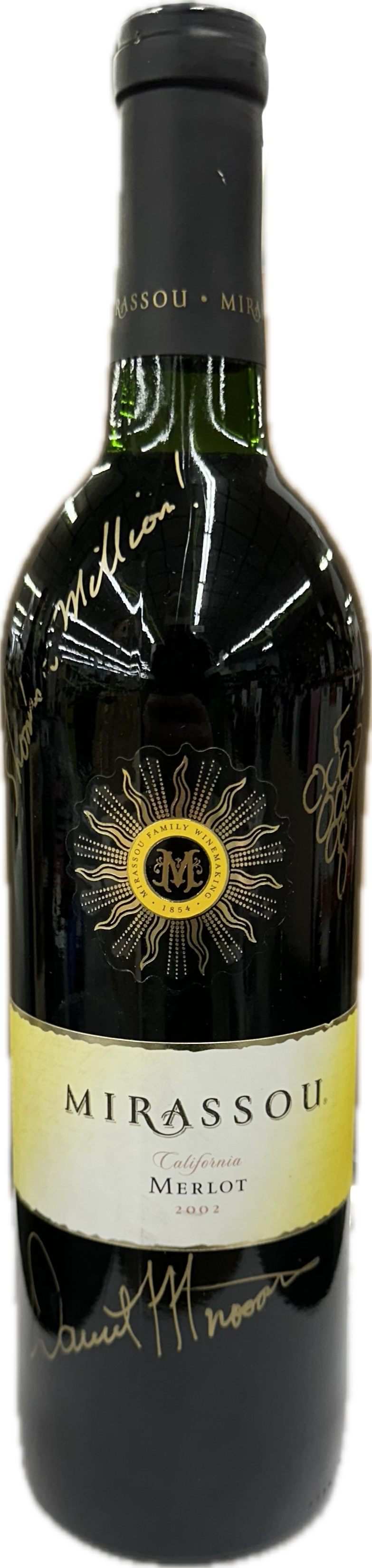 MIRASSOU MERLOT SIGNED 750