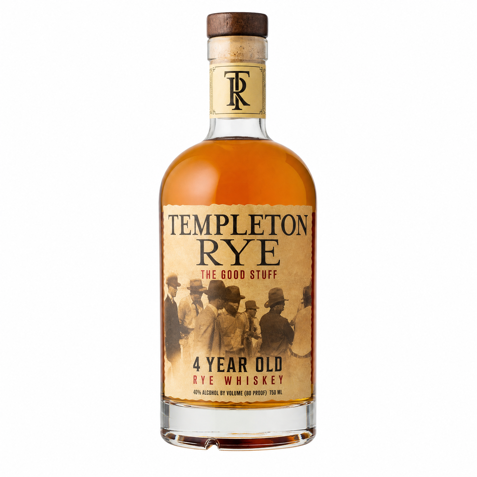 Templeton Rye 4 Year Old Whiskey 750ml