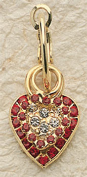 Crystal Heart Combo #37  $98  (priced per pair)