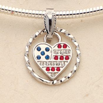 Combo #4 America’s heart necklace pendant with push and pull omega  $69