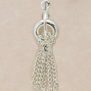 Combo #76 Crystal chain earring set.  $64.00 (priced per pair)