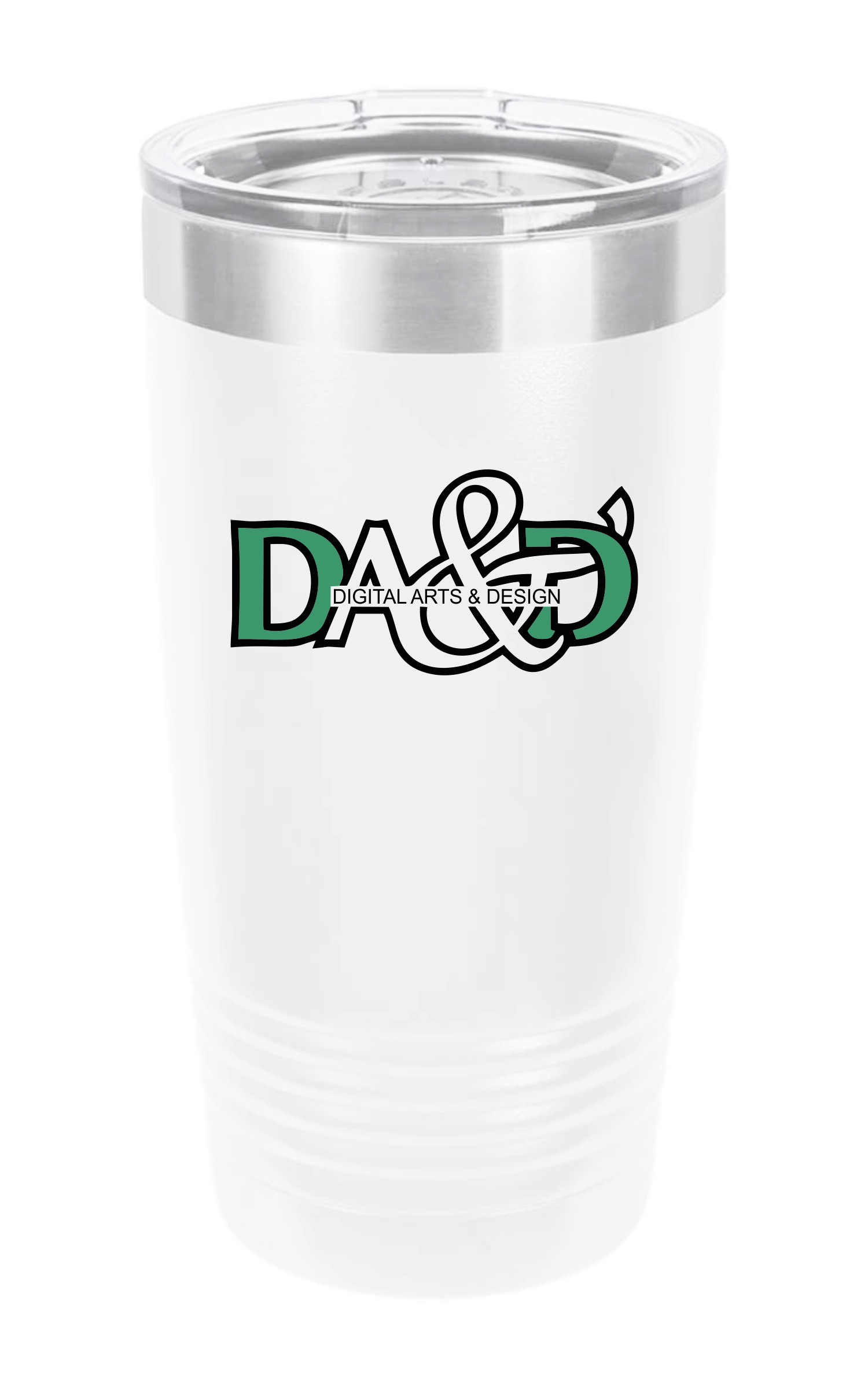 Digital Arts and Design Polar Camel 20 oz.  Ringneck Vacuum Insulated Tumbler w/Clear Lid LTM7214