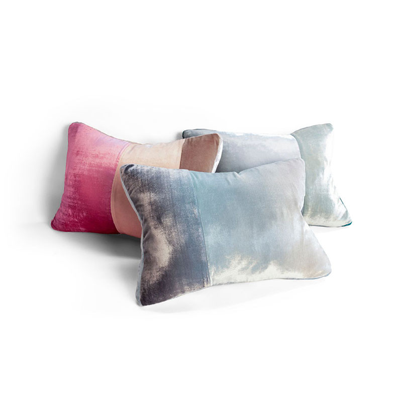 Colorblock Velvet Decorative Pillow By Kevin O'Brien Studio