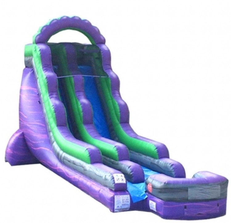 18' Purple Marble Slide Wet/Dry