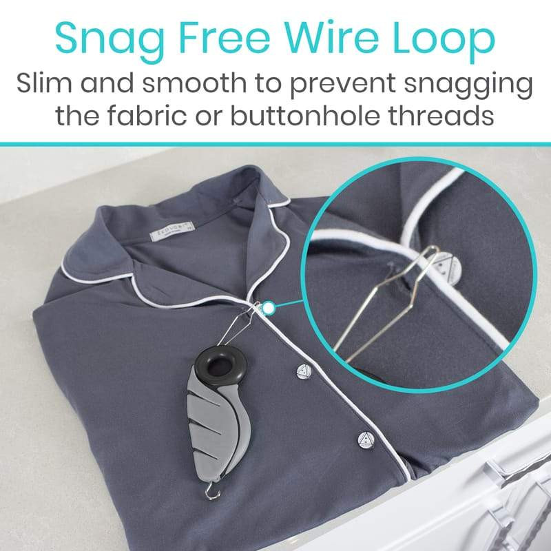 Button Hook with Finger Hole