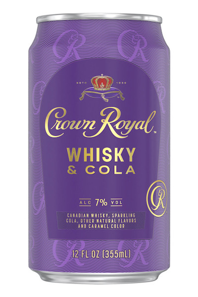Crown Royal Whisky & Cola 355ml Cans
