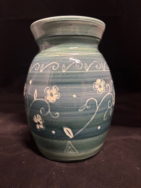 PJ Blue Flower Pot