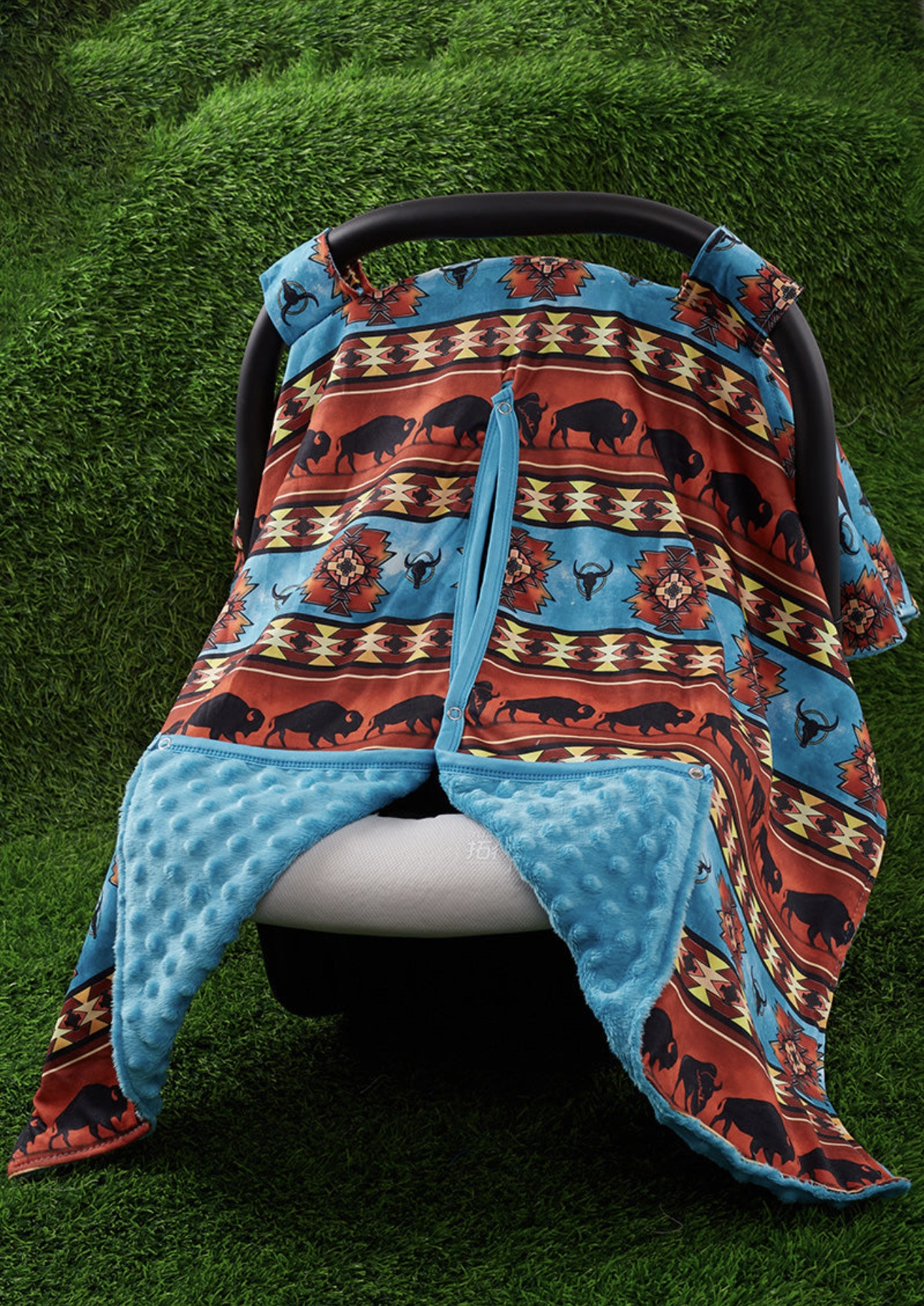 Buffalo Aztec car seat cover