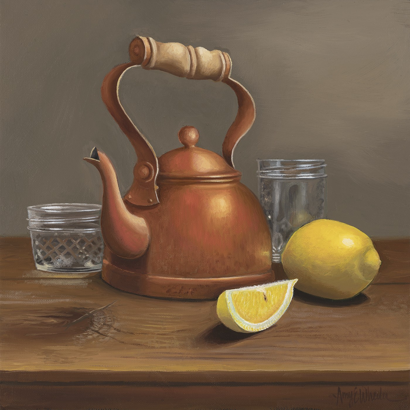 Jars, Kettle, Lemons
