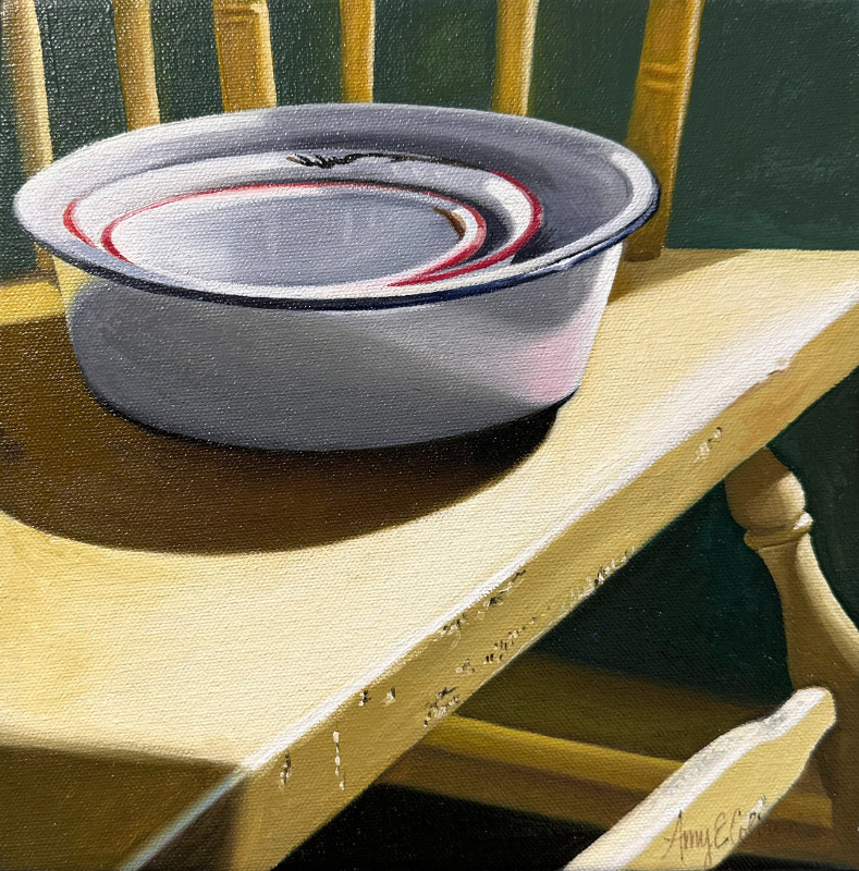 Deacon's bench, Enamelware