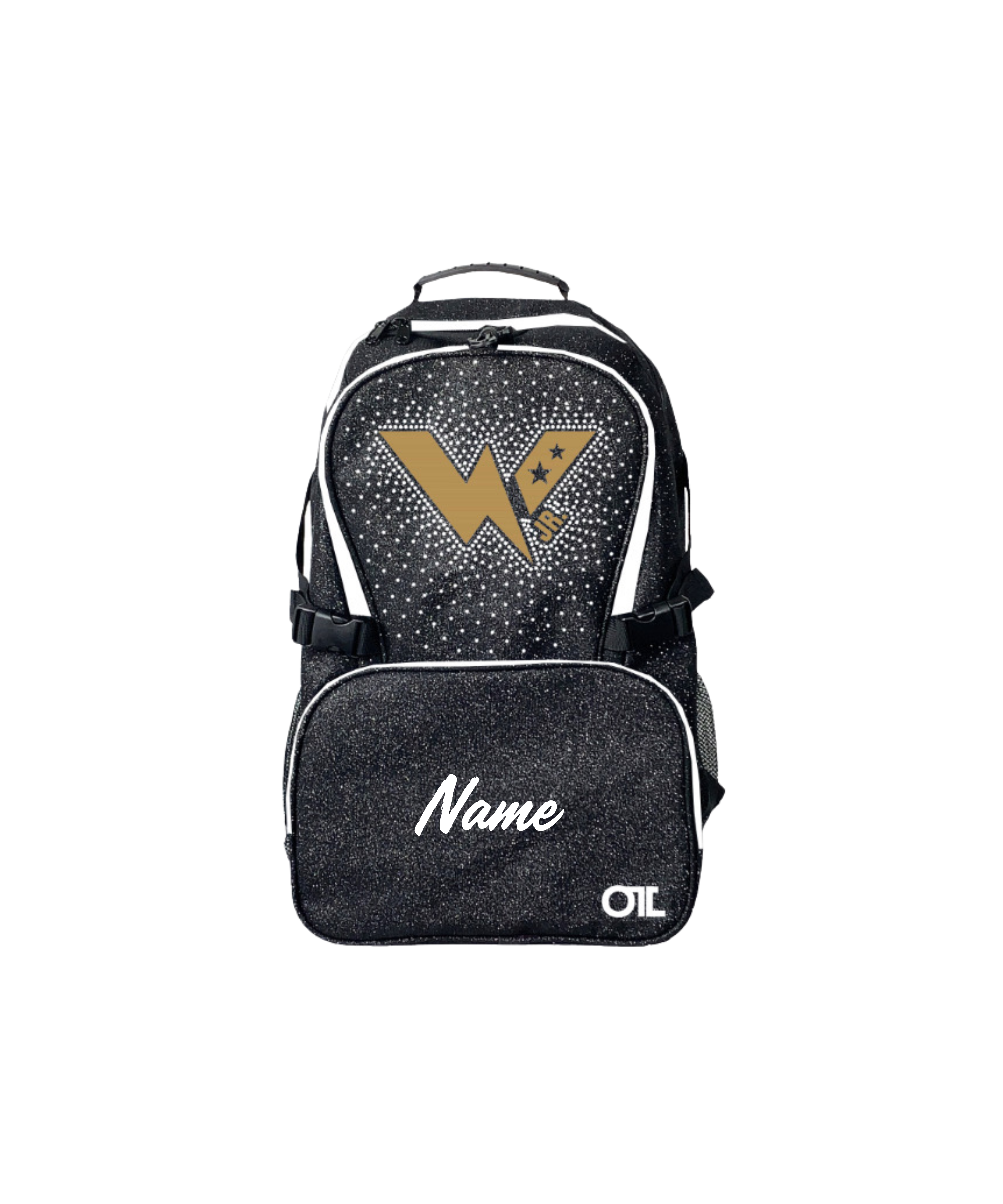 WILLIAMSVILLE JR GLITTER BLING BOOK BAG-PERSONALIZED